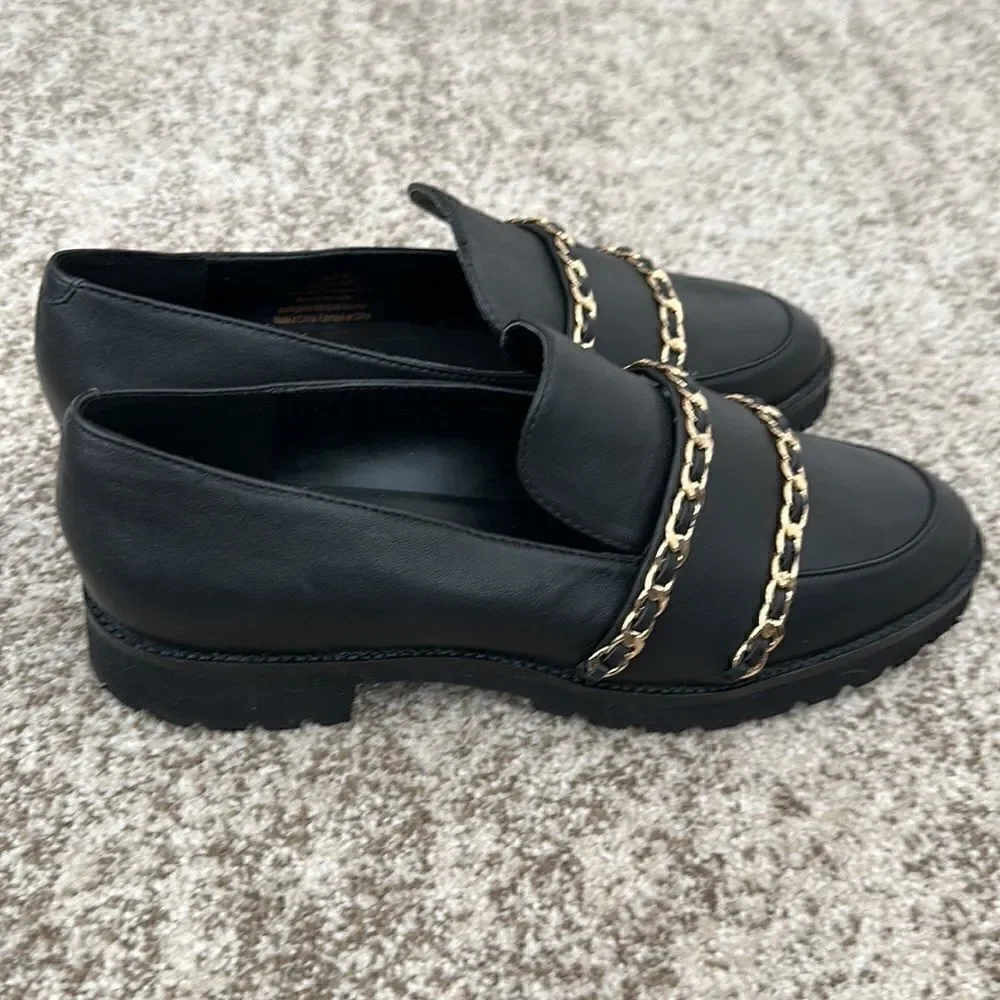 KARL LAGERFELD Paris Piel Liverpool Flat In Black Leather 8